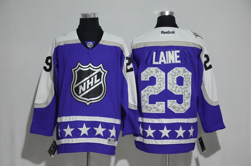 2017 NHL #29 Laine blue All Star jerseys->->NHL Jersey